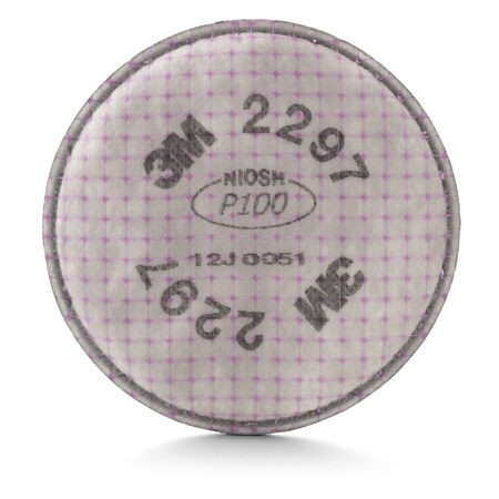 3M 3M 2297 P100, Nuisance Ov Particulate Filter For 3M Respirators, 50051131171720